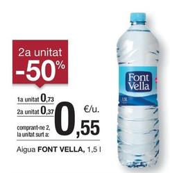 Oferta de Agua por 0,73€ en BonpreuEsclat