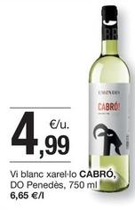 Oferta de Cabró - Vi Blanc Xarel·lo  por 4,99€ en BonpreuEsclat