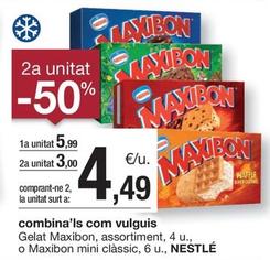 Oferta de Nestlé - Gelat Maxibon por 5,99€ en BonpreuEsclat