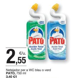 Oferta de Pato - Netejador Per A Wc Blau / Verd por 2,55€ en BonpreuEsclat