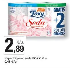 Oferta de Foxy - Paper Higiènic Seda por 2,89€ en BonpreuEsclat