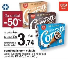 Oferta de Frigo - Gelat Cornetto Clàssic por 4,99€ en BonpreuEsclat