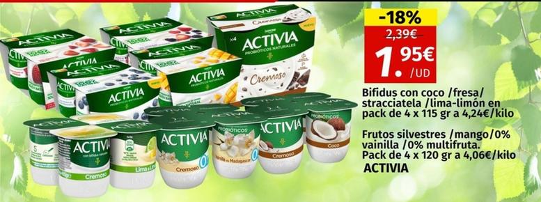 Oferta de Activia - Bifidus Con Coco por 1,95€ en Maskom Supermercados