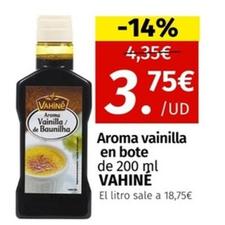 Oferta de Vahnie - Aroma Vainilla En Bote por 3,75€ en Maskom Supermercados