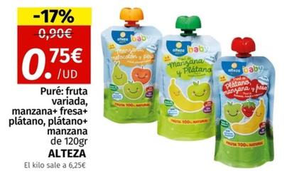 Oferta de Alteza - Puré: Fruta Variada por 0,75€ en Maskom Supermercados