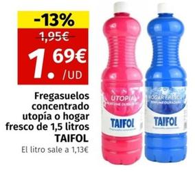 Oferta de Fregasuelos Concentrado Utopía por 1,69€ en Maskom Supermercados