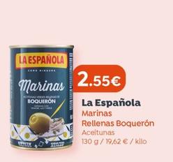 Oferta de La Española - Marinas Rellenas Boquerón por 2,55€ en Maskom Supermercados