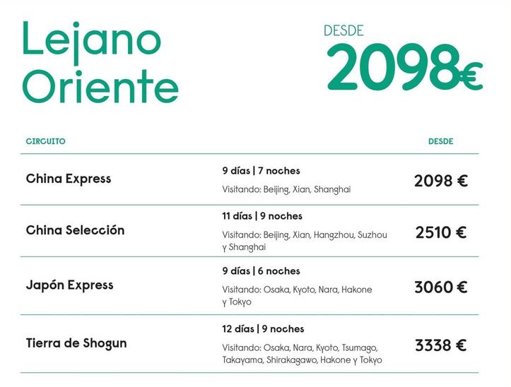 Oferta de Travelplan - Lejano Oriente por 2098€ en Travelplan
