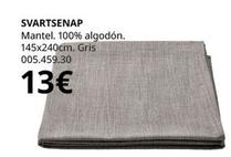 Oferta de Ikea - Mantel. 100% Algodón por 13€ en IKEA