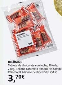 Oferta de Ikea - Tableta De Chocolate Con Leche por 3,7€ en IKEA