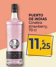 Oferta de Puerto De Indias - Ginebra Strawberry por 11,25€ en CashDiplo