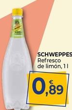 Oferta de Schweppes - Refresco De Limón por 0,89€ en CashDiplo