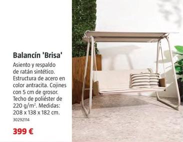 Oferta de Balancín 'Brisa' por 399€ en BAUHAUS