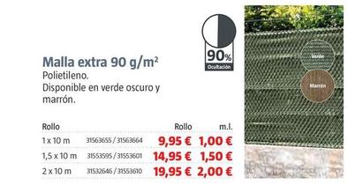 Oferta de Malla  Extra 90  g/m²  por 9,95€ en BAUHAUS