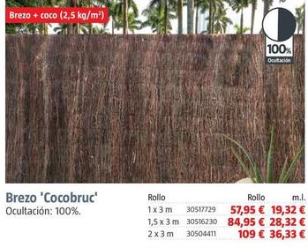 Oferta de Brezo 'Cocobruc' por 57,95€ en BAUHAUS