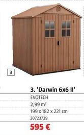 Oferta de Keter - 'Darwin 6x6 II' por 595€ en BAUHAUS