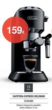 Oferta de Cafetera express por 159€ en Milar