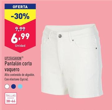 Oferta de Up2fashion - Pantalon Corto Vaquero  por 6,99€ en ALDI