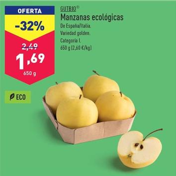 Oferta de Gutbio - Manzanas Ecológicas por 1,69€ en ALDI