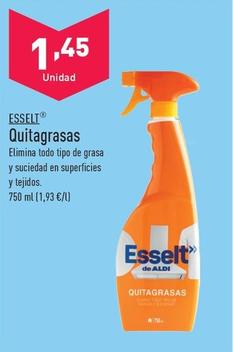 Oferta de Esselt - Quitagrasas por 1,45€ en ALDI