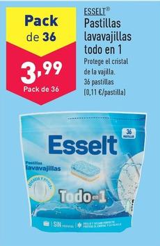 Oferta de Esselt - Pastillas Para Lavavajillas por 3,99€ en ALDI