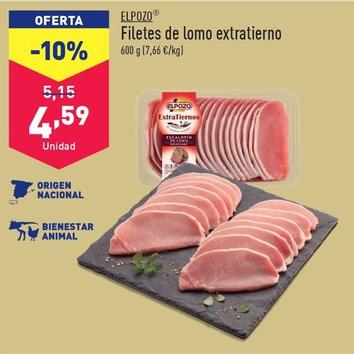 Oferta de Elpozo - Filetes De Lomo Extratierno por 4,59€ en ALDI