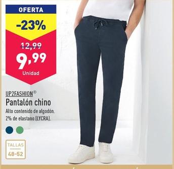 Oferta de Up2fashion - Pantalon Chino por 9,99€ en ALDI