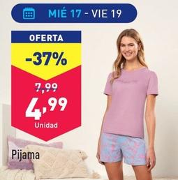 Oferta de Pijama por 5,49€ en ALDI