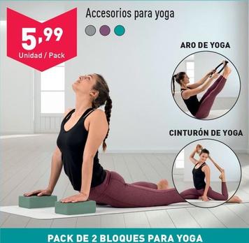 Oferta de Accesorios Para Yoga por 6,49€ en ALDI