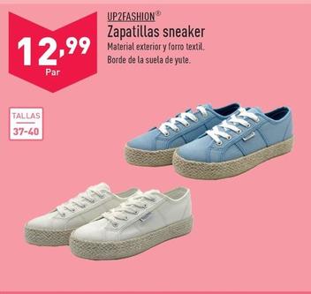 Oferta de Up2fashion - Zapatillas Sneaker  por 13,99€ en ALDI