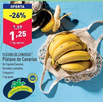 Oferta de Plátano De Canarias por 1,25€ en ALDI