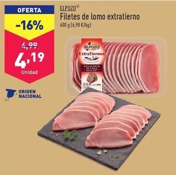 Oferta de Elpozo - Filetes De Lomo Extratierno por 4,19€ en ALDI