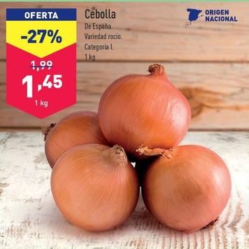 Oferta de Cebolla por 1,45€ en ALDI