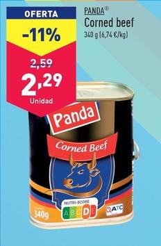 Oferta de Panda - Corned Beef por 2,29€ en ALDI