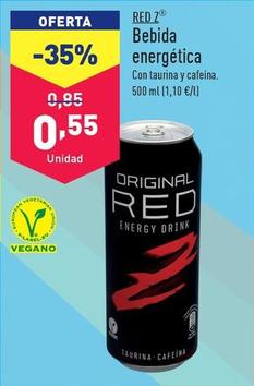 Oferta de Red Z - Bebida Energética por 0,55€ en ALDI