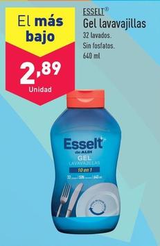 Oferta de Esselt - Gel Lavavajillas por 2,89€ en ALDI