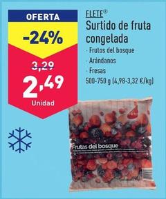 Oferta de Flete - Surtido De Fruta Congelada por 2,49€ en ALDI