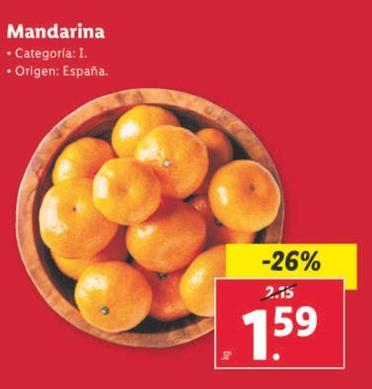Oferta de Mandarina por 1,59€ en Lidl