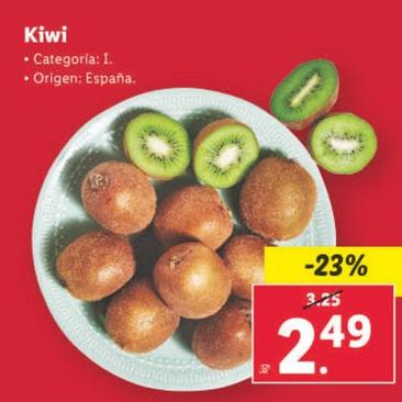 Oferta de Kiwi por 2,49€ en Lidl