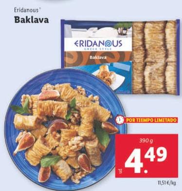Oferta de Eridanous - Baklava por 4,49€ en Lidl