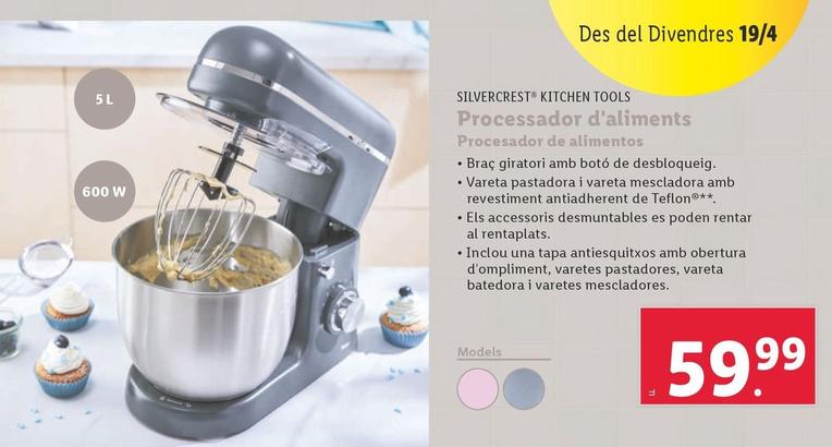 Oferta de Silvercrest Kitchen Tools - Procesador De Alimentos por 64,99€ en Lidl
