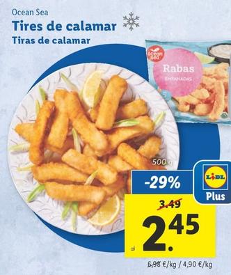 Oferta de Ocean Sea - Tiras De Calamar por 2,45€ en Lidl