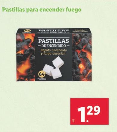 Oferta de Pastillas Para Encender Fuego por 1,29€ en Lidl