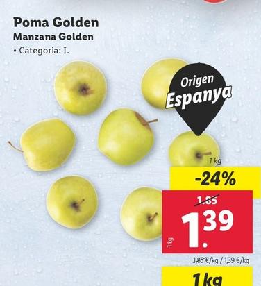 Oferta de Manzana Golden por 1,39€ en Lidl