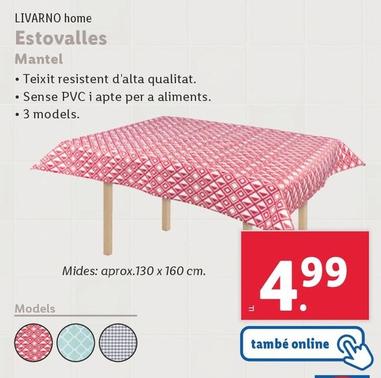 Oferta de Livarno Home - Mantel por 5,49€ en Lidl