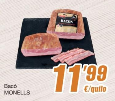 Oferta de Bacon por 11,99€ en SPAR Fragadis