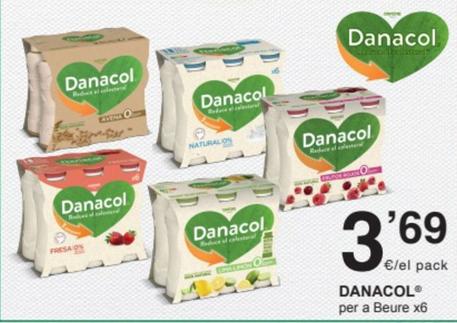 Oferta de Danone - Danacol por 3,69€ en SPAR Fragadis