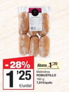 Oferta de Robustillo - Melindros  por 1,25€ en SPAR Fragadis