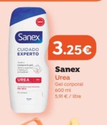 Oferta de Sanex - Urea Gel Corporal por 3,25€ en SPAR Fragadis