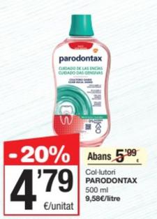 Oferta de Parodontax - Col-lutori por 4,79€ en SPAR Fragadis